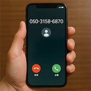 「05031586870」は全保連の電話番号